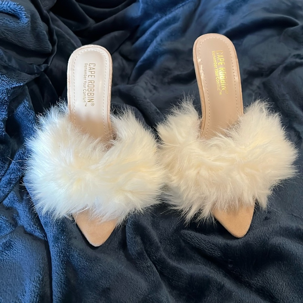Cape Robbin Furry Heels